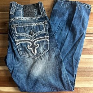 Men’s Rock Revival- Aubin Relaxed Straight size 31